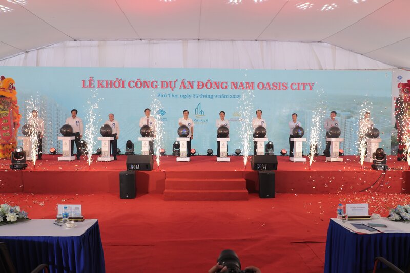 Phú Thọ khởi công dự án khu đô thị Đông Nam Oasis City